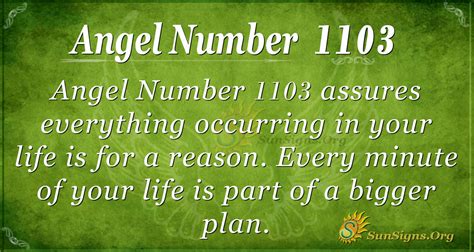 Angel Number 1103 Meaning: Organizing Yourself